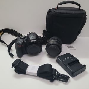Nikon D3400 DSLR Camera with 18-55mm AF-S Kit Lens and accessories